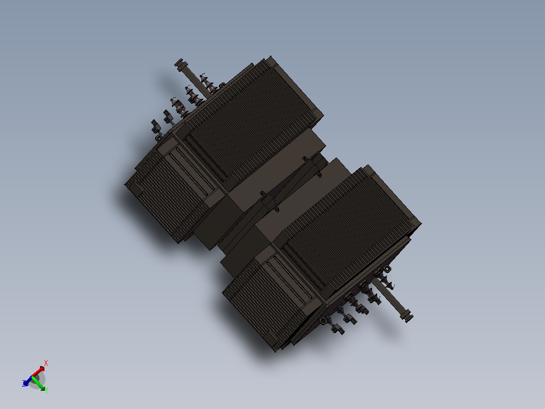 0.4KV-10KV干式变压器主视图