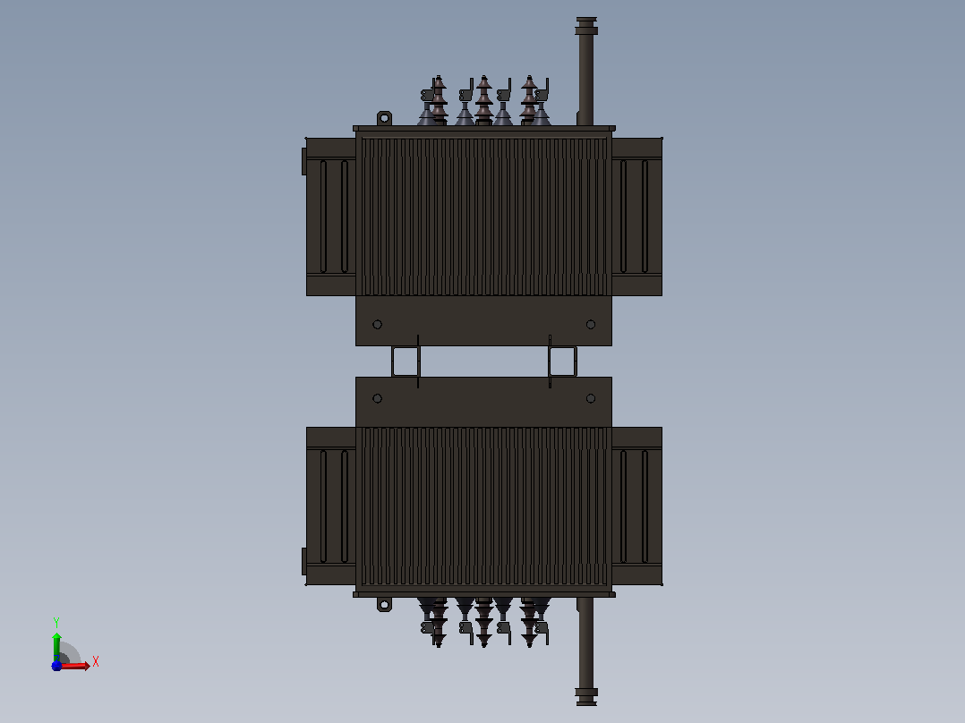 0.4KV-10KV干式变压器前视图