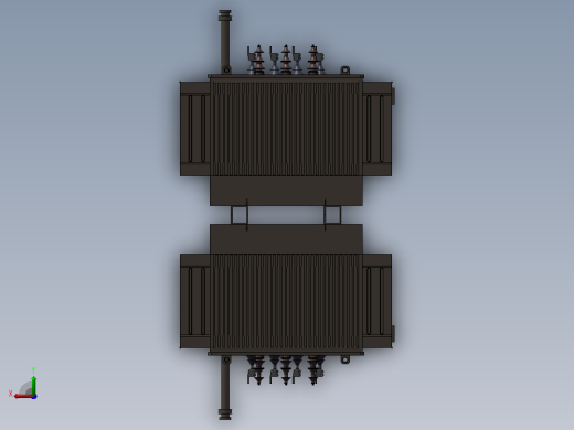 0.4KV-10KV干式变压器后视缩略图
