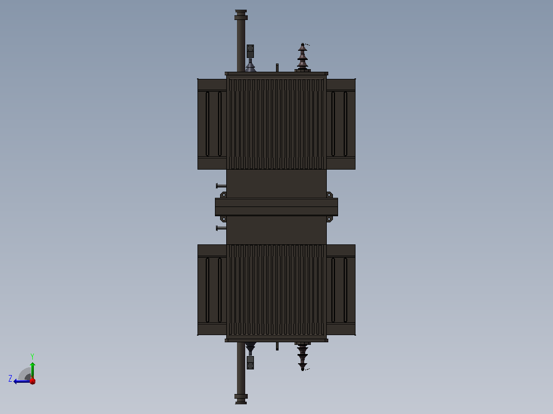 0.4KV-10KV干式变压器右视图