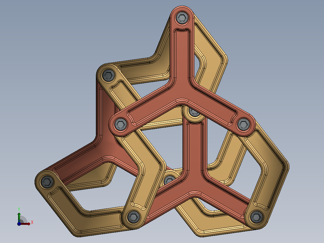 缤纷齿轮机构前视图