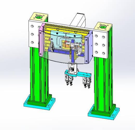 N型凸轮轨迹移载搬运机构3D图纸 Solidworks设计缩略图