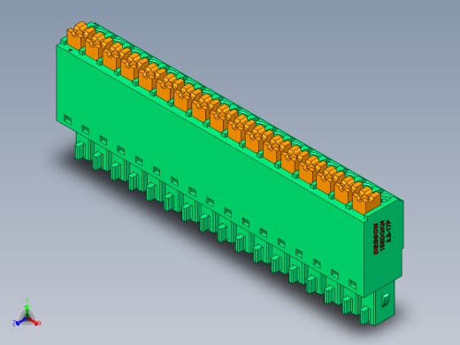 DEGSON 15EDG 系列 3.5mm 插拔式接线端子 FullPack-15EDGKN-3.5-17P-14-00AH