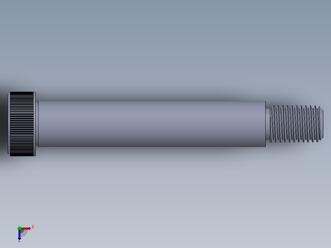 公制SH螺栓选择（DME）-SB DME PM16 x100.SLDPRT俯视图