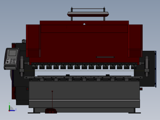 日本新型数控折弯机左视缩略图