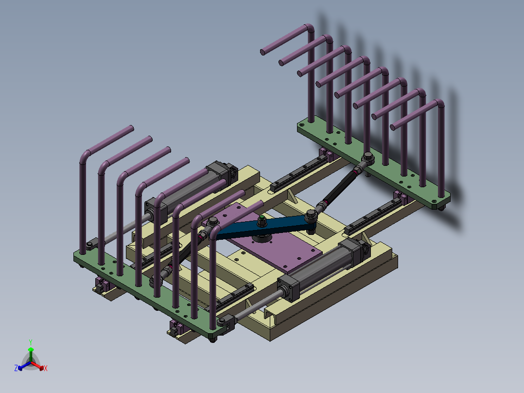 夹爪正等轴测图