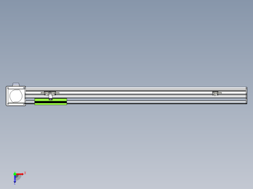 同步带滑台-半封闭B13-L90-S700-L-Z86-D3俯视缩略图