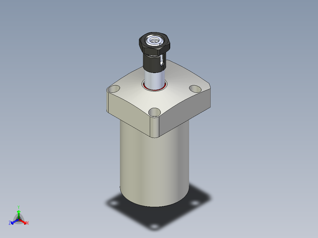 KOSMEKWHE1600-2SLD多系列多零件图纸模型主视图