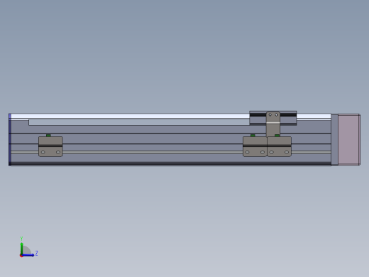 电动滑台模组SDM75左折模型左视缩略图