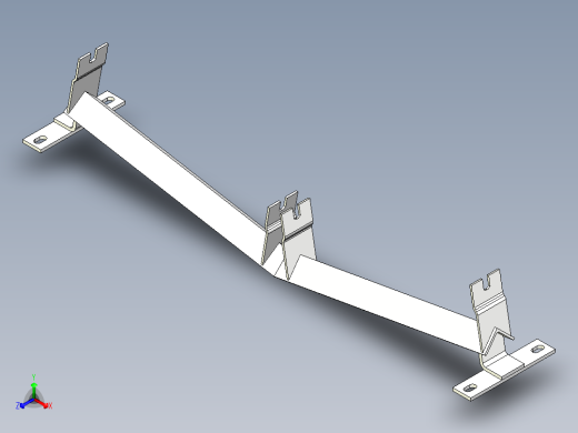 托辊架042正等轴测缩略图