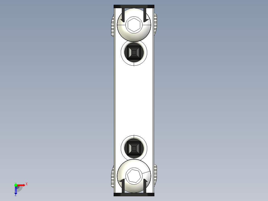 型材-BR 80 BOLT CONNECTOR KJN535622俯视图