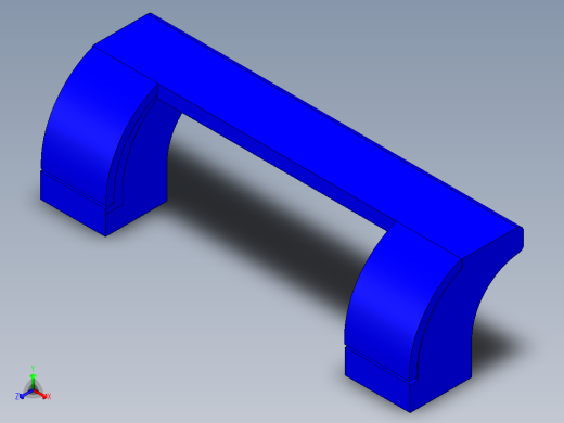 人體工學型把手EWP(B)-3D多系列多零件图纸模型