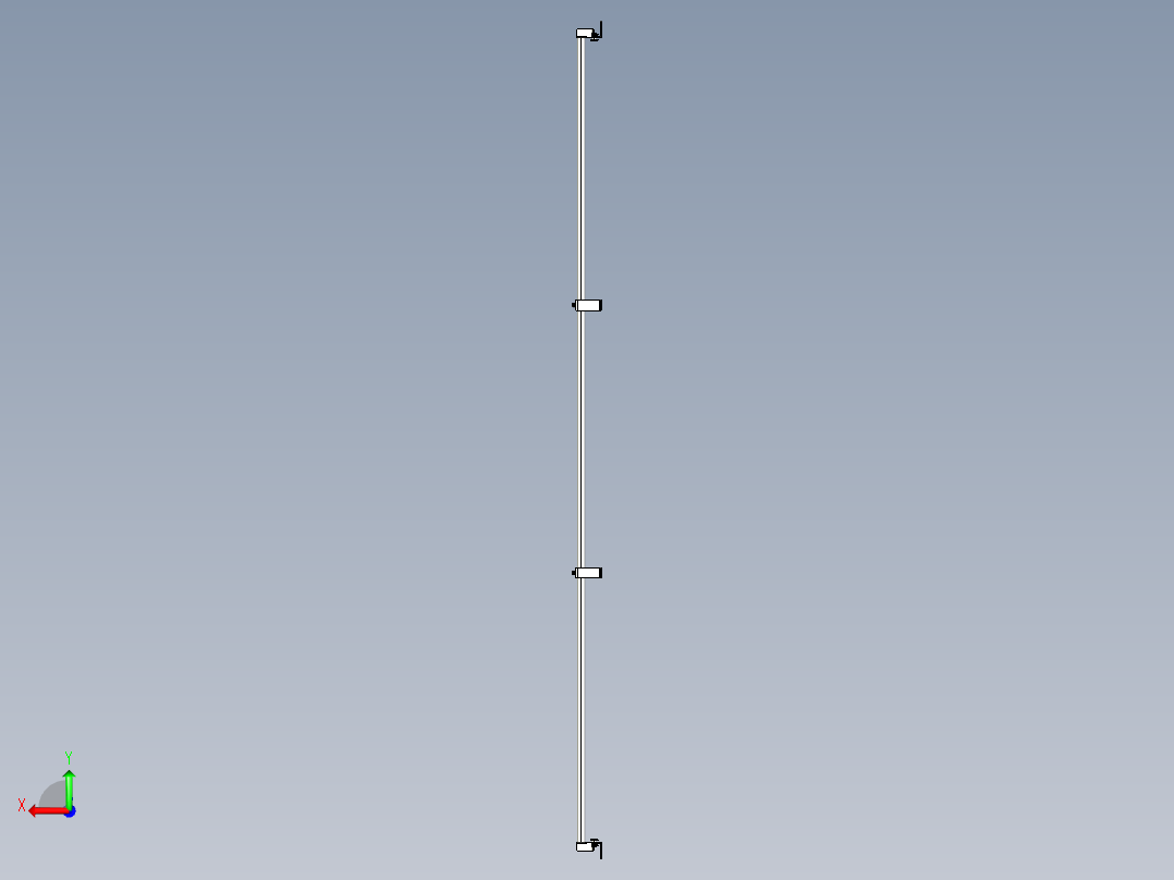 基恩士SL-JB191_side-mount_kc图纸模型后视图