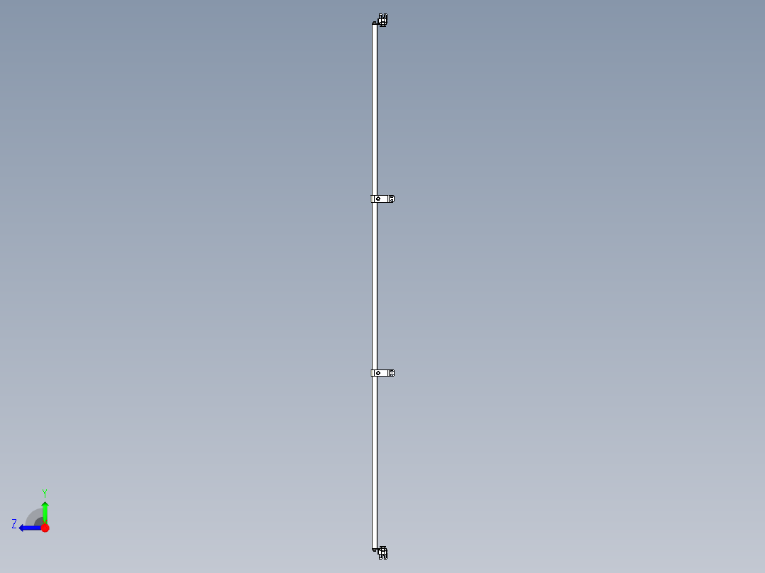 基恩士SL-JB191_side-mount_kc图纸模型右视图