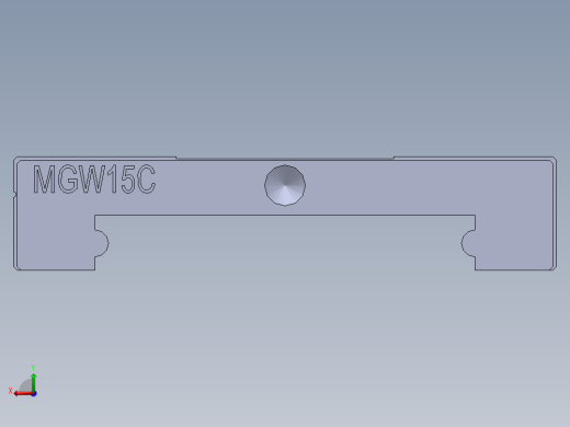 上银直线滑轨-MGW15C 滑块后视缩略图
