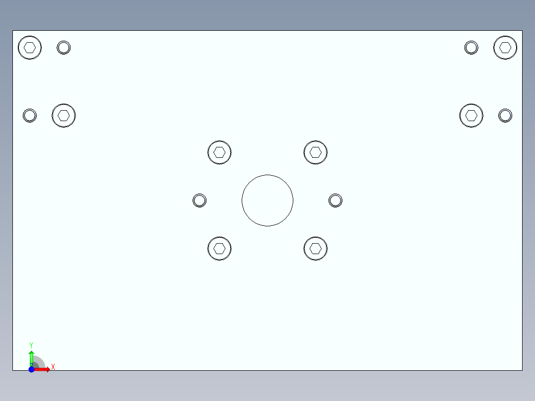 水洗冲压模具将切割、拉深、冲孔三步合二为一前视图