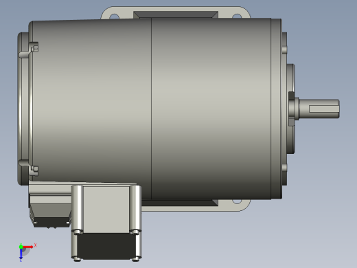 MBMA021ABB无刷电机俯视缩略图