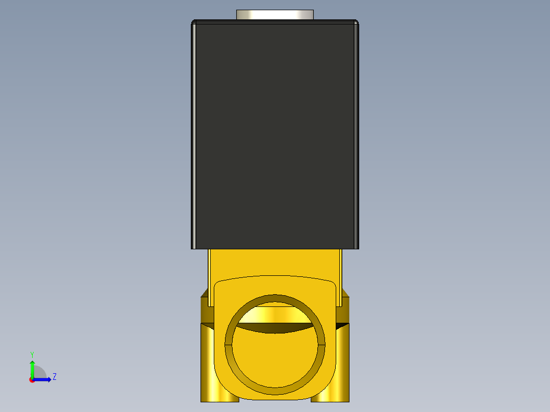 阀门模型-DN16______(___)左视图