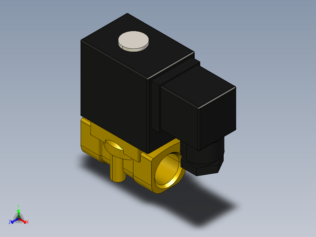 阀门模型-DN16______(___)正等轴测图