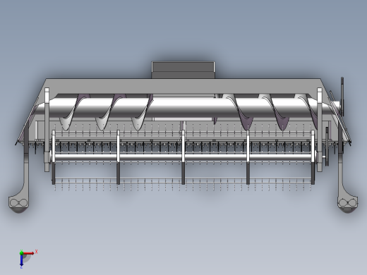 收割机机构俯视缩略图