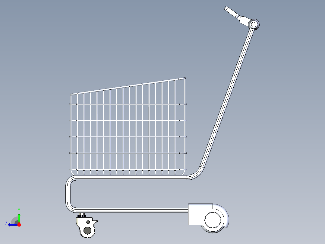 购物车总装右视图