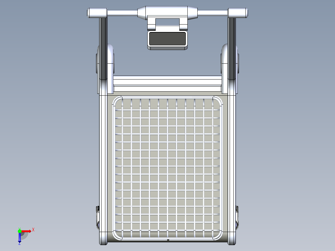 购物车总装俯视图