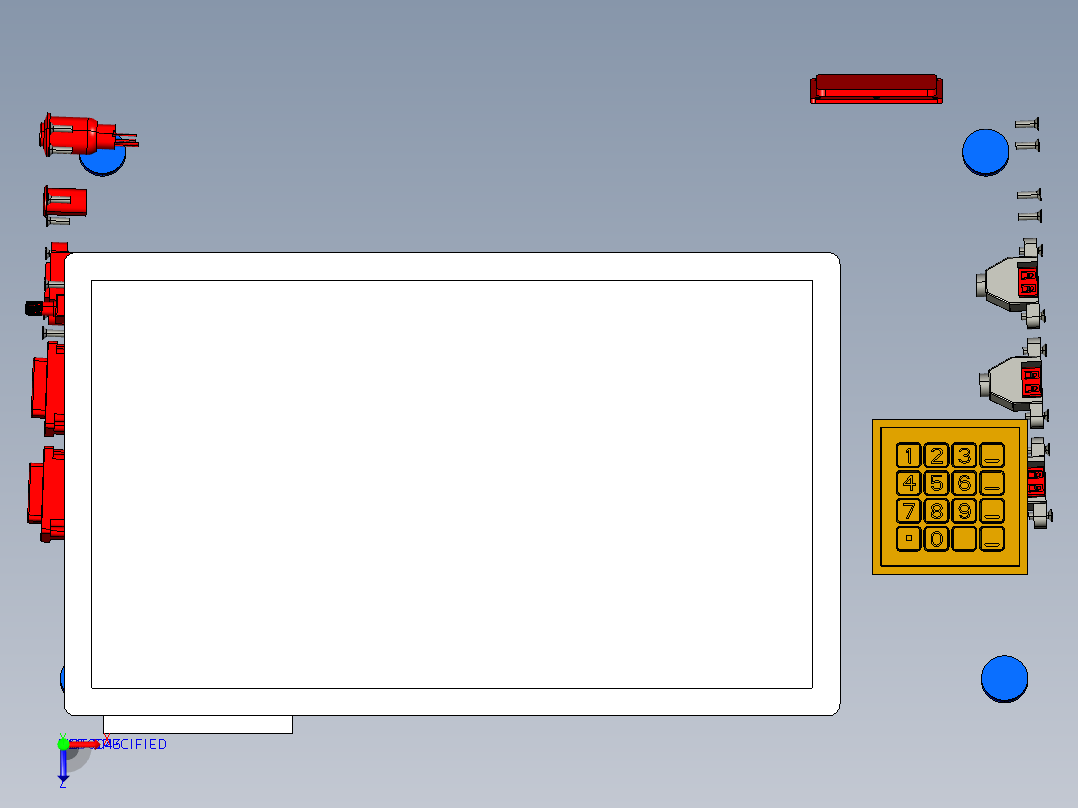 超级银行柜台主机俯视图
