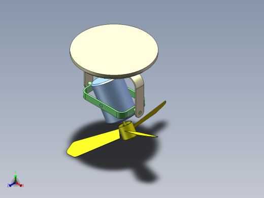 会摇头的风扇正等轴测缩略图