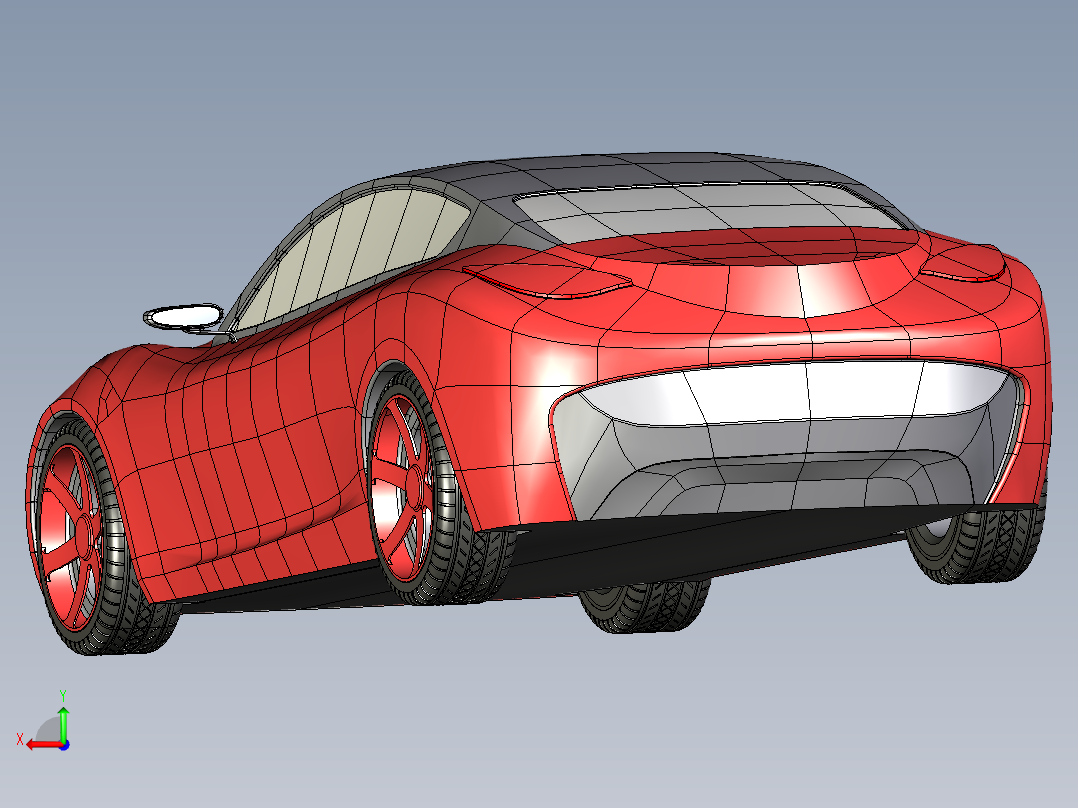 汽车车身 (78)后视图