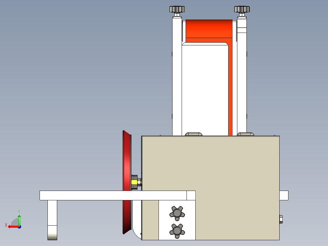 砂带式和盘式砂光机2后视图