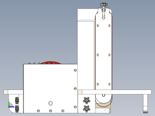 砂带式和盘式砂光机2左视缩略图