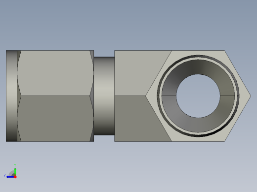 卡套式工业通用硬管接头8-8-8_rbu-s右视缩略图
