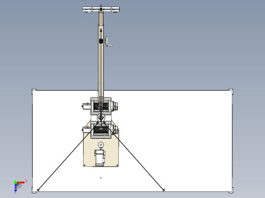 吊杆式起重机俯视缩略图