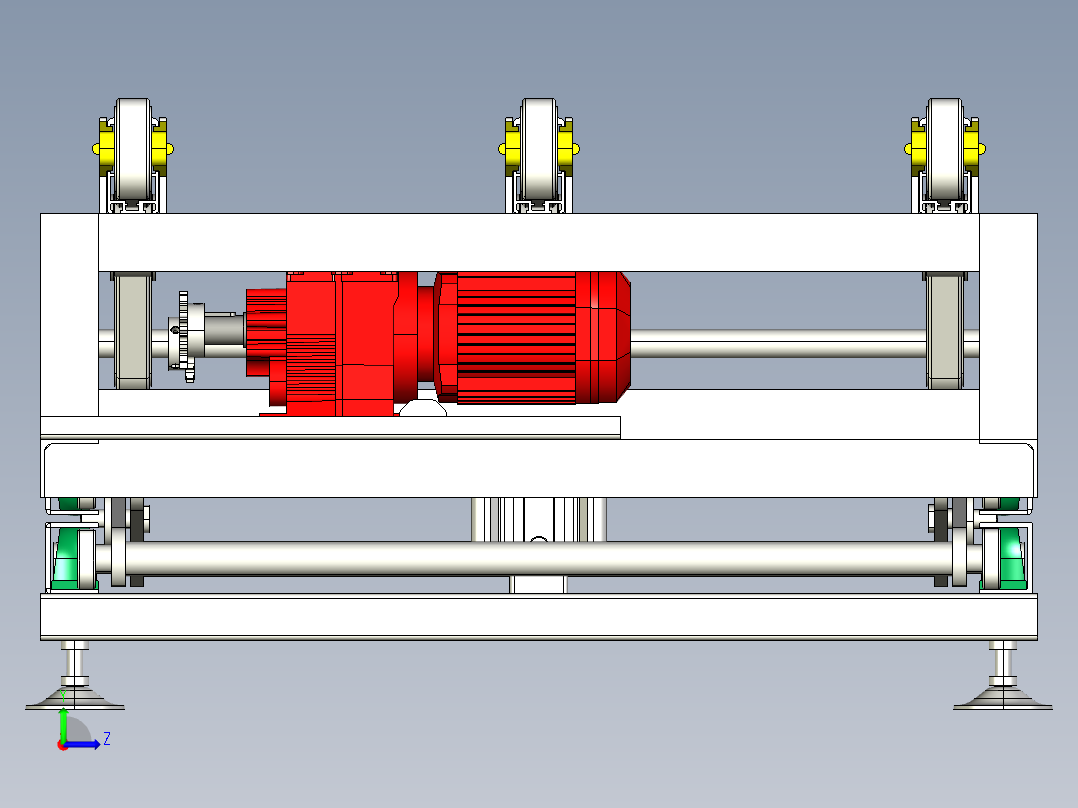 顶升平移左视图