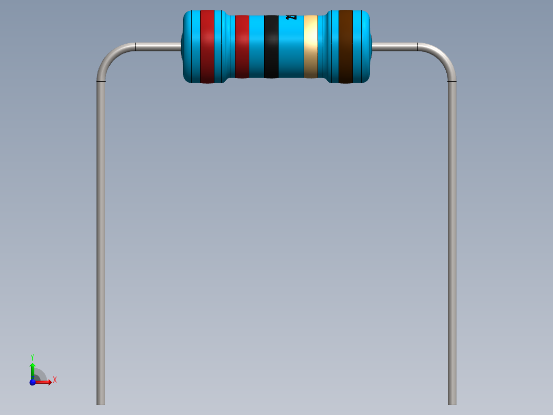 电容器 二极管 电阻器-Resistor 22 Ohm 1 Watt前视图