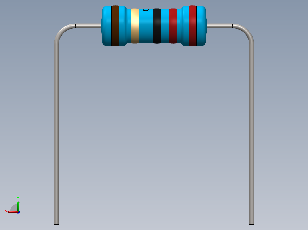 电容器 二极管 电阻器-Resistor 22 Ohm 1 Watt后视图