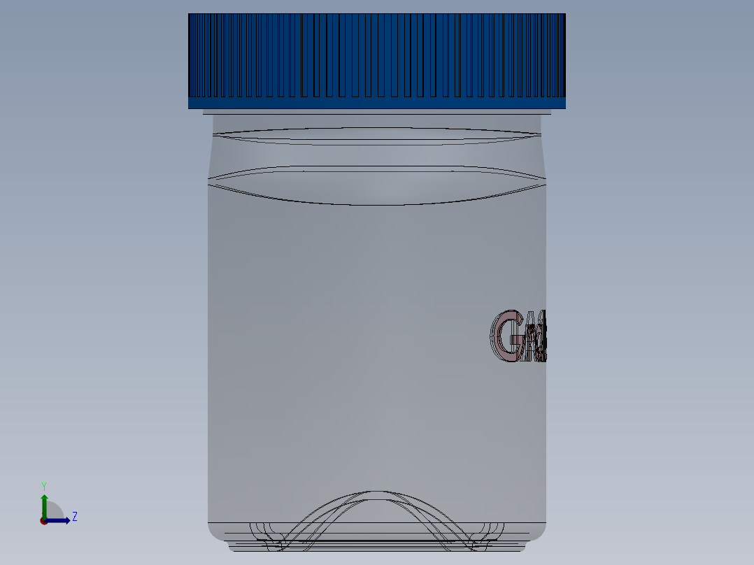 瓶盖、盖子(73)左视图