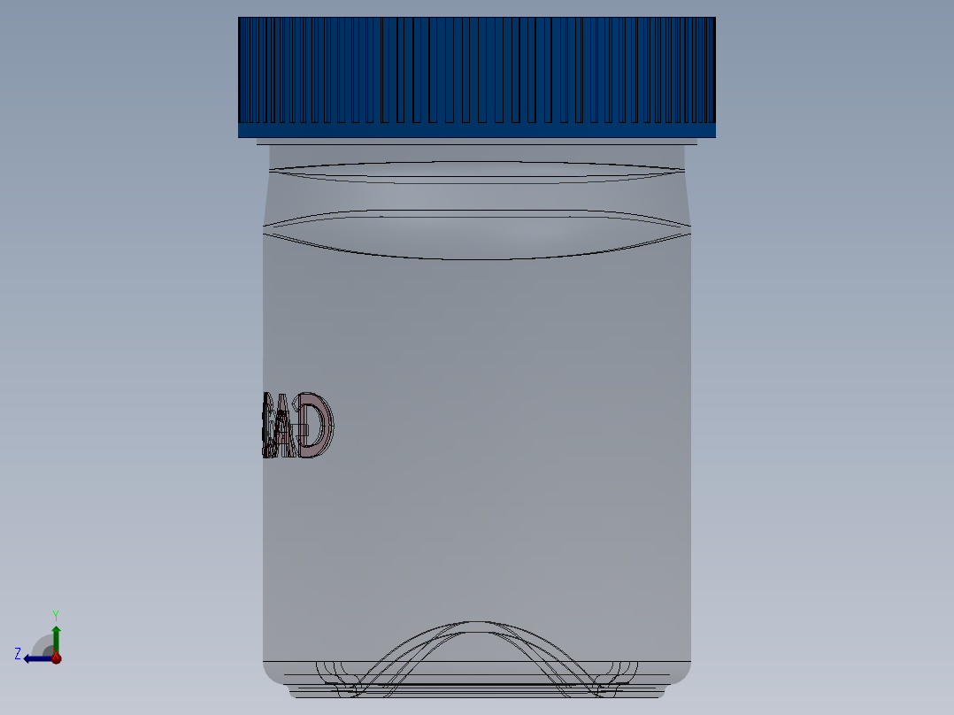 瓶盖、盖子(73)右视图