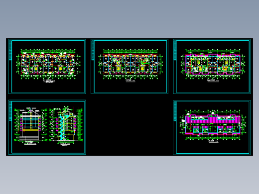 住宅建筑平立剖图