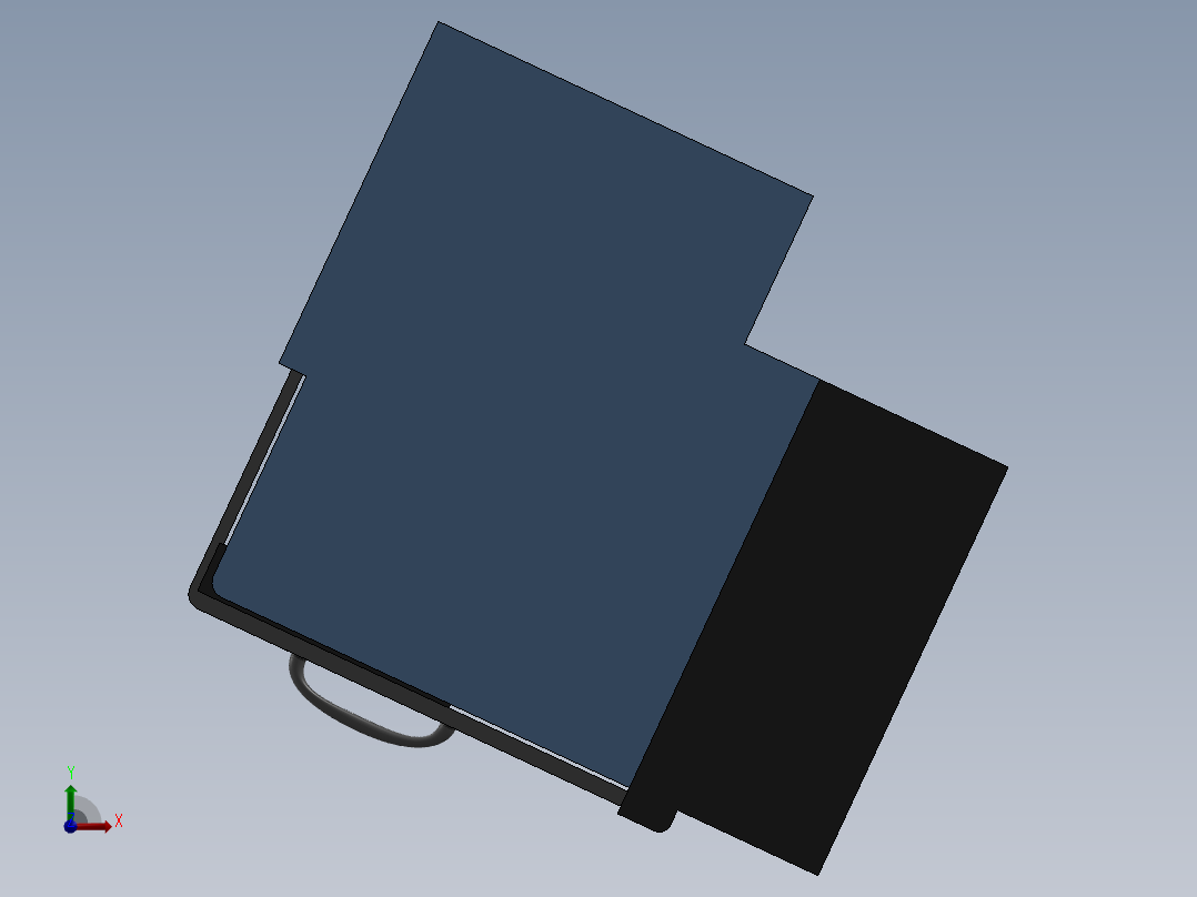 斗山220LM数控车床sw16可编辑前视图