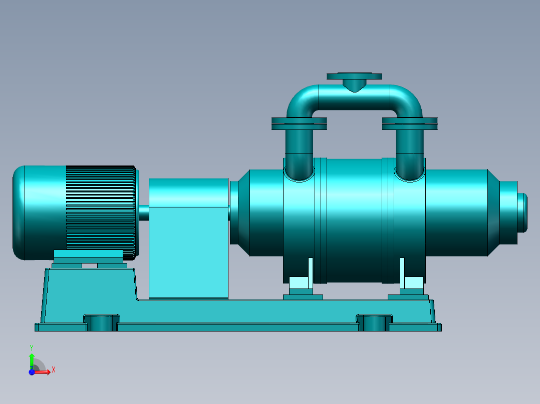 SK-3水环式真空泵(台州兴华)前视图