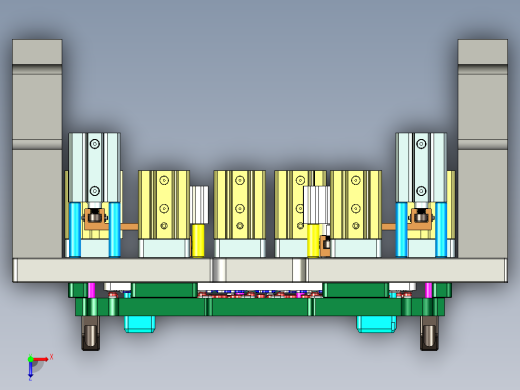 X1-C-US-笔记本CNC工装夹具三维模型WWAN-V0-CNC8-攻牙加工-200731俯视缩略图