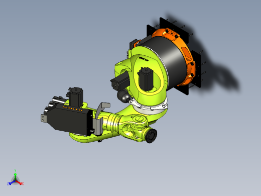 KUKA KR 500 R2830 (KR 500 FORTEC)机器人正等轴测缩略图