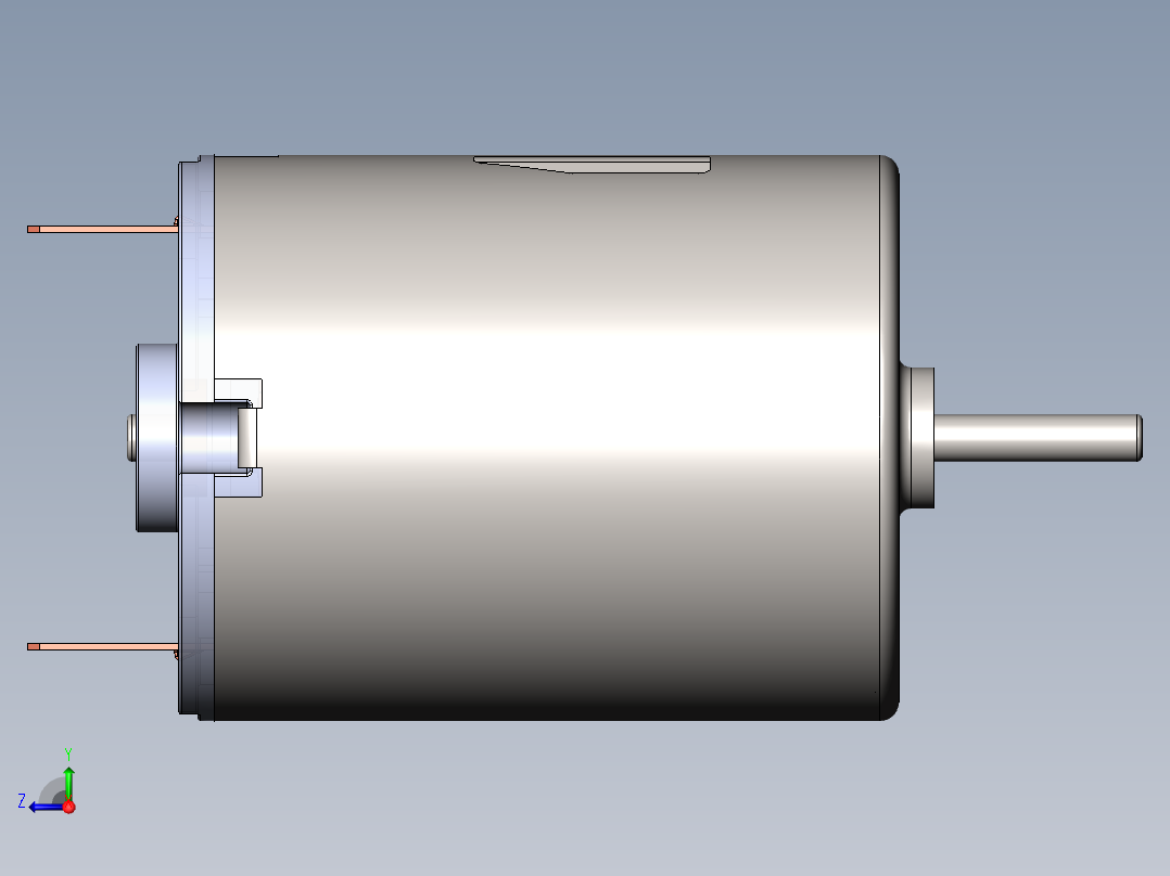 直流电机、电机(7)右视图