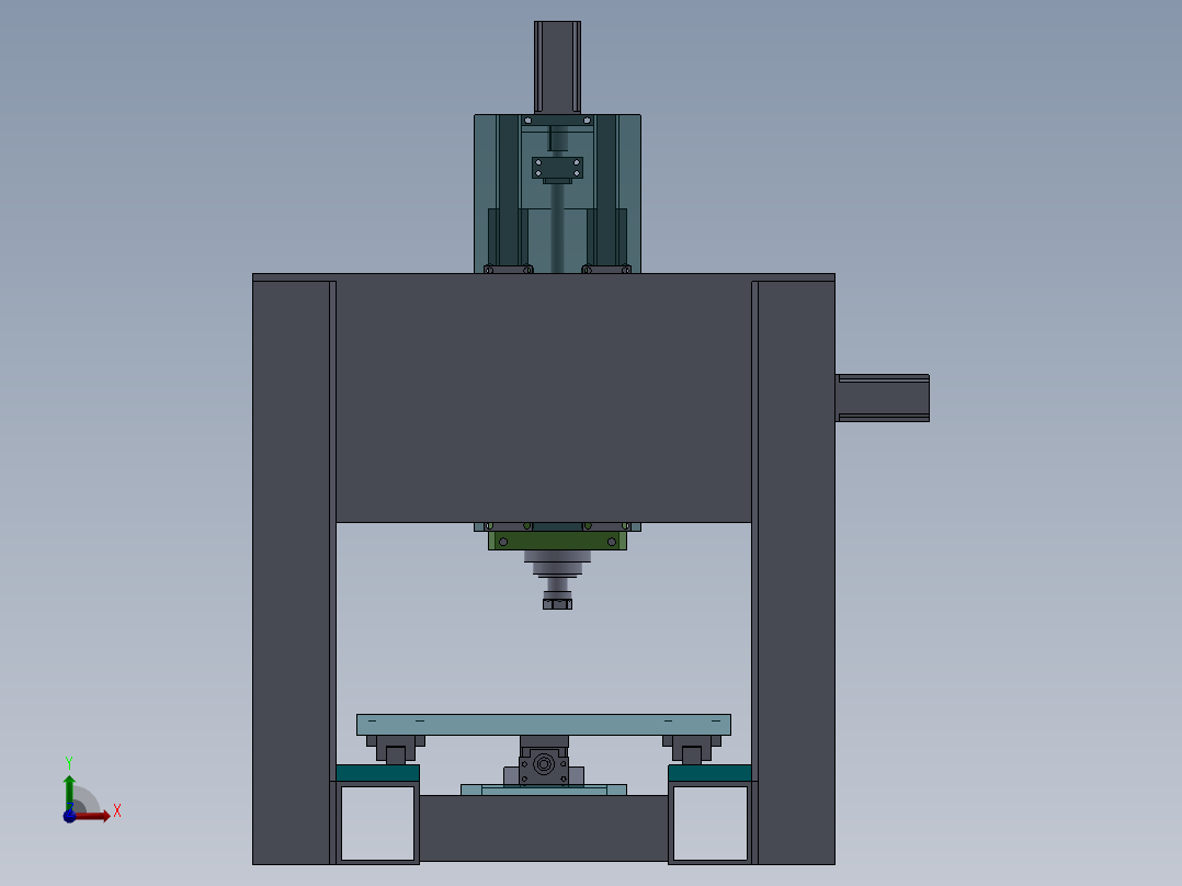 A2004701-数控铣床前视图