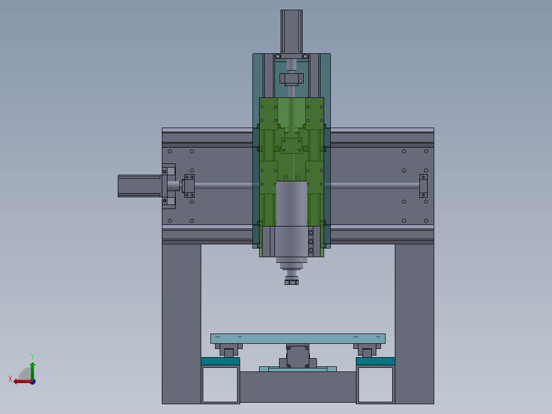 A2004701-数控铣床后视图
