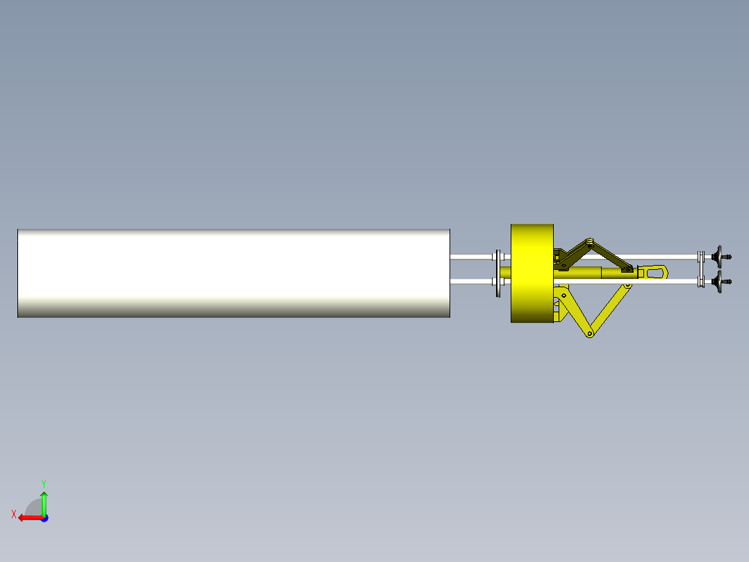 管接头组装工具后视图