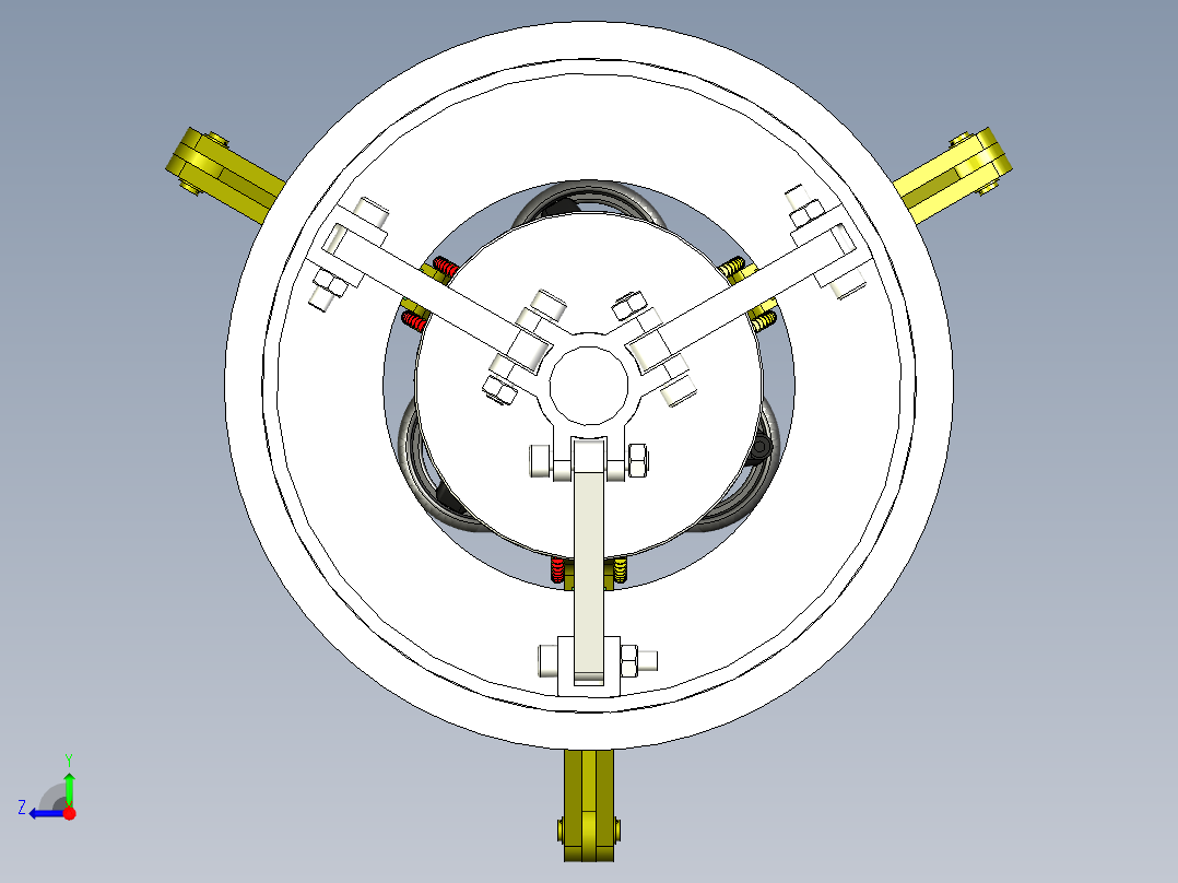 管接头组装工具右视图