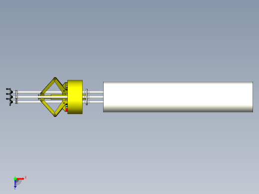 管接头组装工具俯视缩略图