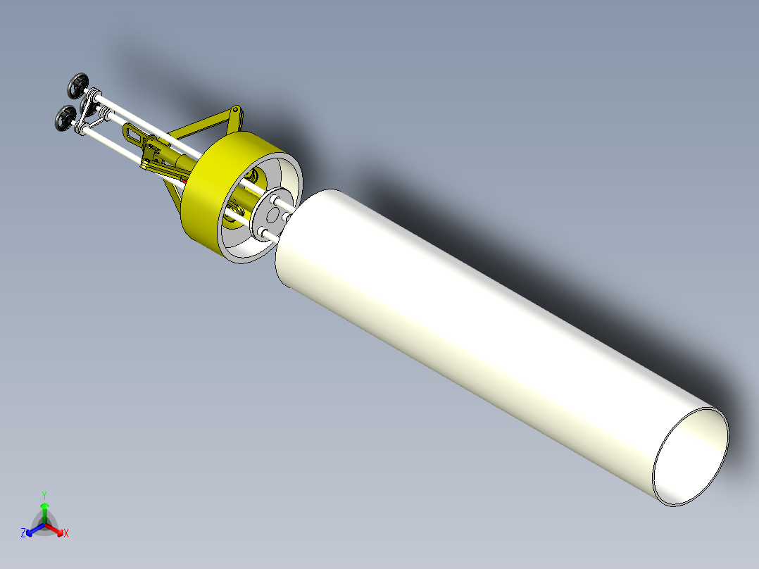 管接头组装工具正等轴测图